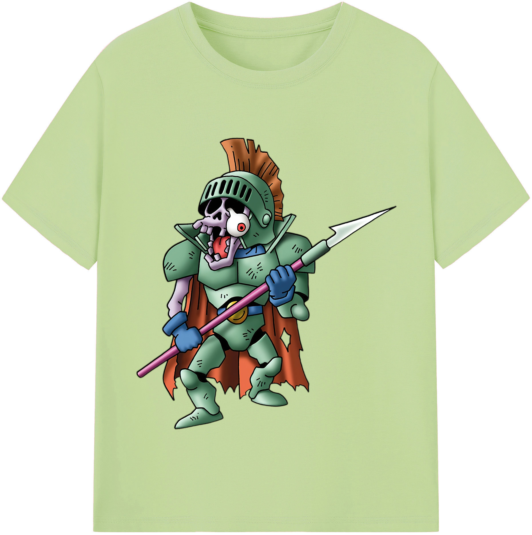 （画像用） ドラゴンクエスト Doragon Kuesuto Dragon Quest 綿100％半袖Tシャツ（フロントプリント）